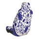 thumbnail image 2 of Balery Blue And White Porcelain Pattern Funda de Asiento para Auto con Diseño - Cubierta Frontal Suave y Transpirable con Protector Antideslizante- 1 Unidad, 2 of 5