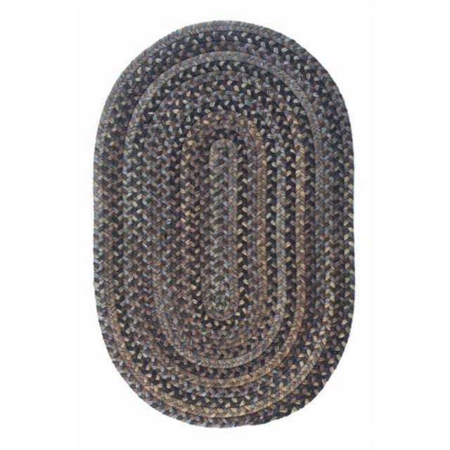 Colonial Mills Rug OH88R084X108 Oak Harbour - Cashew 7 ft. x 9 ft. Braided Rug