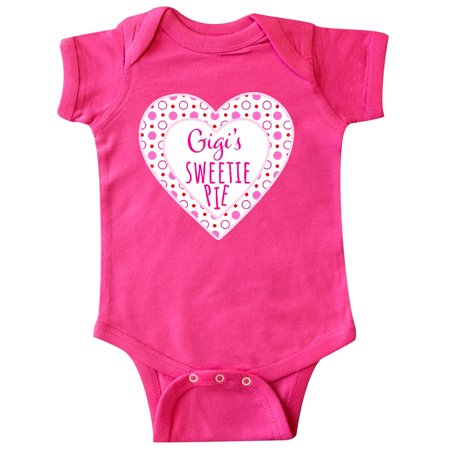 

Inktastic Gigi s Sweetie Pie with Pink Hearts Gift Baby Boy or Baby Girl Bodysuit
