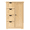 Natural, variant on GZXS Floor Storage Cabinet, Freestanding Bathroom Cabinet with Door and 4 Drawers, Accent Cabinet with Adjustable Shelf for Living Room, Kitchen, Navy Blue
