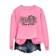 thumbnail image 4 of HongQid Sweatshirts for Women Graphic Crewneck Long Sleeve Loose Fit Tops Fashion Outfit, 4 of 5