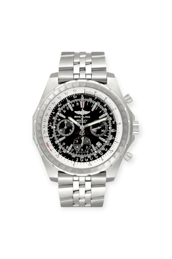 Pre-Owned Breitling Bentley Motors T A25363 Black Dial Chronograph Mens Watch