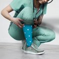 thumbnail image 5 of pares de calcetines de compresión para mujeres y hombres, de 15 a 20 mmHg, con soporte graduado, hasta la rodilla, para enfermeras, atletas y médicos., 5 of 5