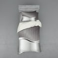 thumbnail image 2 of Ambesonne Grey Bedding Set 4 Pcs, Industrial Grid Motif, Queen, Charcoal Grey, 2 of 3