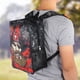 thumbnail image 3 of Mochila de almacenamiento bolsa de almacenamiento roja negra clásica con tela duradera para niños Adultos bolsa de viaje de juego de campo Anggrek Otros, 3 of 8