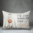 thumbnail image 3 of Creative Products Candy Ghost 20 x 14 Spun Poly Pillow, 3 of 3