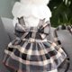 thumbnail image 5 of Ropa para perros Vestido para perros Falda a cuadros con lazo grande Arnés para mascotas con correa Conjunto para niñas Ropa para perros chihuahua pequeños y medianos, 5 of 5