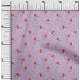 thumbnail image 1 of oneOone Viscose Chiffon Light Purple Fabric Flower Watercolor Sewing Material Print Fabric By The Yard 42 Inch Wide, 1 of 4