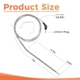 thumbnail image 2 of baomifa-2 Pack Meat Thermometer Probe Replacement, Stainless Steel Meat Temperature Probe Replacement for Thermopro TP04, TP06, TP06S, TP07, TP07S, TP08, TP08S, TP09, TP09B, TP10, TP16, 2.5mm, 2 of 4