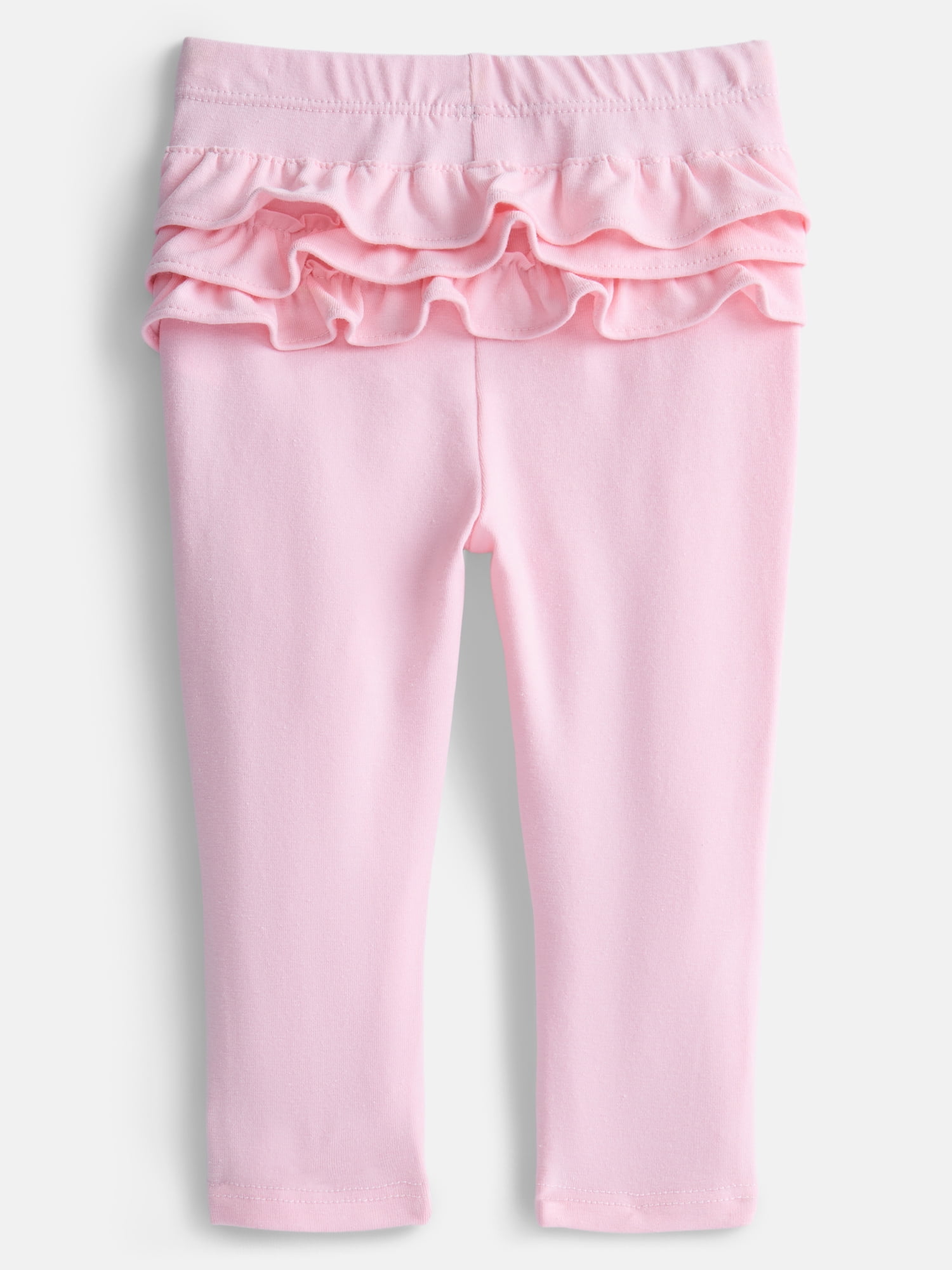 Wonder Nation Baby Girls Ruffle Leggings, Sizes 0-24M