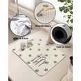 thumbnail image 5 of Spring Summer Bee Dish Drying Mat for Kitchen Counter, Super Absorbent Quick Dry Coffee Bar Mat Pad Thin Diatomaceous Sink Mat Non Slip Dish Drainer Mat 16''''x18'''' Geometric Hexagon Plaid, 5 of 6