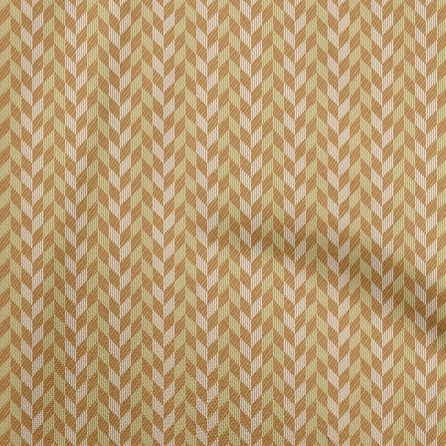 oneOone Viscose Chiffon Orange Fabric Geometric Dress Material Fabric Print Fabric By The Yard 42 Inch Wide