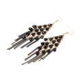 thumbnail image 1 of Pendientes Colgantes Con Borlas, Pendientes Colgantes Con Flecos De Cuentas De Cristal De Imitación, Pequeños Decorativos Para Compromiso Para Mujeres ANGGREK AH2713, 1 of 8