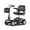 Silver, variant on Folding Mobility Scooter, Heavy Duty Transformer Electric Scooters with 4 Anti-Tip Wheels, Compact Lightweight Mobility Scooters for Senior Adults, Foldable Travel Mobility Scooter, Chrome