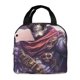 thumbnail image 1 of Balery Cool Skull Cowboy Bolsa de Almuerzo Aislada – Caja de Almuerzo con Papel de Aluminio Grueso, Mantiene la Comida Fresca por 4 Horas, 1 of 8