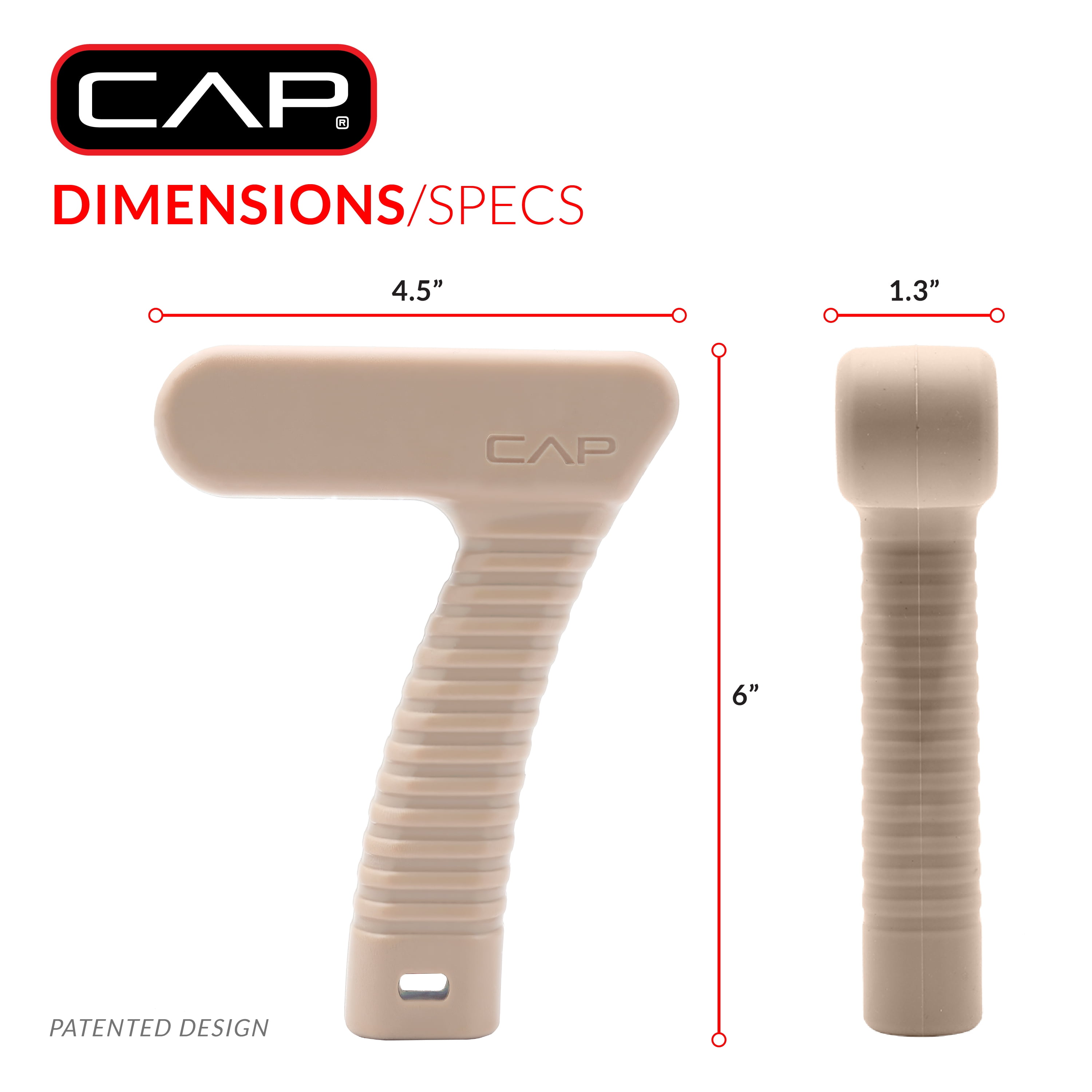 CAP 4.4 lb Silicone Dumbbell Pair, 2 x 2.2 lb Hand Weights for Walking, Boxing, Cardio & Strength Training