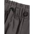 thumbnail image 4 of Fashnice Men Sweatpants Solid Trousers Drawstring Pants Casual Street Lounge Dark Gray 3XL, 4 of 9