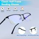 thumbnail image 4 of Gafas bloqueadoras de luz azul Ajourney Lightweight Metal, 4 of 8