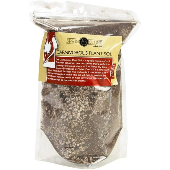 Sprig & Stone Josh's Frogs Carnivorous Plant Soil (1 qrt) - Venus Fly Traps/Pitchers/Sundews