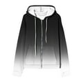 thumbnail image 6 of UTSJKR Women's Oversized Gradient Hoodies Full Zipper Long Sleeve Pullover Sweatshirt Fleece Lined Warm Jacket 2024 Fashion Winter Outwear Black L, 6 of 6