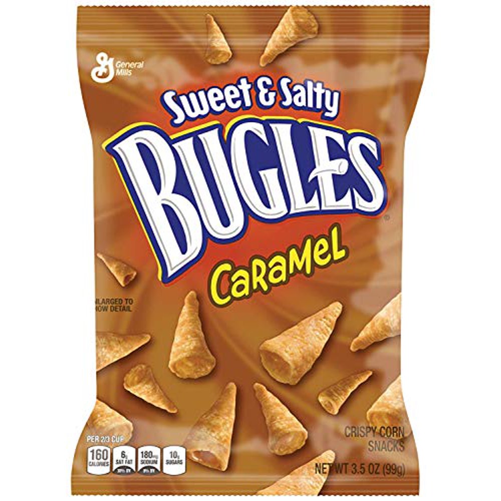 Sweet & Salty Caramel Bugles Snack, 7 3.5oz Bags