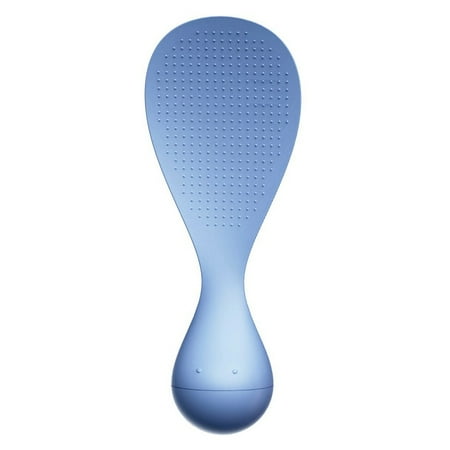 

Lierteer Creative stand-up anti-stick rice spoon heat-resistant plastic rice cooker spoon Blue