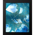 thumbnail image 2 of Moore, Regina 15x18 Black Modern Framed Museum Art Print Titled - Cyanotype Leaves I, 2 of 5