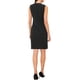 thumbnail image 3 of Vestidos midi sin mangas para mujer Inspire Chic con cremallera en el cuello y abertura, talla XS, color negro, 3 of 6