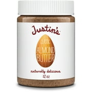JUSTIN'S Gluten-Free Classic Almond Butter, 12 oz Plastic Jar