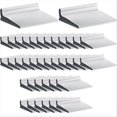 thumbnail image 1 of Door Corner Seal, Self Adhesive Frame Door Corner Seals (White), 1 of 5