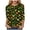 Orange, variant on felwors St Patty's Day Shirt Women 2025 Casual Plus Size 3/4 Sleeve Irish Clover Shirts Funny Saint Patrick's Tunic Tops (Gold, L)