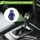 thumbnail image 3 of Funda para la Palanca de Cambios Unique Bargains Car Shift Knob Hoodie Azul Profundo Poliéster 6.3"x5.12" 1 Pc, 3 of 6