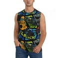 thumbnail image 3 of Uemuo Off-Road Vehicle Pattern Men's Sleeveless T-Shirt,Muscle Athletic Tank Top, Moisture-wicking Quick-dry Breathable Classic Tee Top for Gym Run Outdoor Sports-3X-Large, 3 of 8