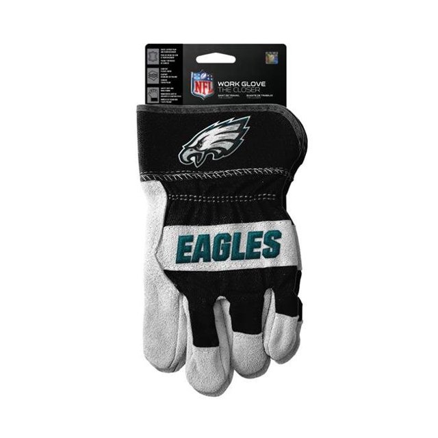 The Sports Vault 7183101541 Philadelphia Eagles Gants de Travail Style Closer Design