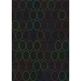 thumbnail image 1 of Ahgly Company Indoor Rectangle Patterned Light Black Novelty Area Rugs, 7' x 10', 1 of 6