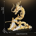 thumbnail image 2 of Puzle metálico 3D FILASLFT Golden Dragon para adultos con herramientas, 2 of 7