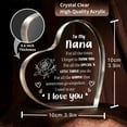 thumbnail image 3 of Gifts for Nana, Nana Gifts from Grandchildern, Heart Shaped Acrylic Keepsake, Mothers Day Gifts for Nana, Birthday Valentines Day Gifts for Nana Grandma, 3 of 6
