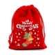thumbnail image 4 of Microstar 50 unids/bolsa paquete rojo bolsa de regalo de boca Feliz Navidad cordón decoración de Navidad bolsas de embalaje de galletas de caramelo, 4 of 4