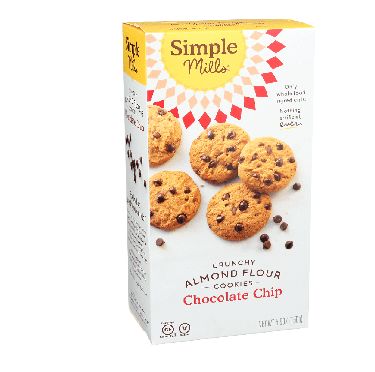 Buy Simple Mills Almond Flour Cookies Chocolate Chip, 5.5 oz (Pack of 6