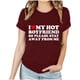 thumbnail image 1 of Fiudx Ofertas y Liquidaciones Camiseta de Manga Corta Estampada con Cuello Redondo a La Moda para Mujer, Camisetas Holgadas Informales, 1 of 3