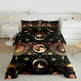 thumbnail image 2 of Homewish Boho Bohemain Theme Full Size Comforter Sets,Retro Sun Moon Bedding Comforter Set,Gold Black Bedding Sets For Teens,Super Cozy Room Decor Reversible,3-Piece, 2 of 8