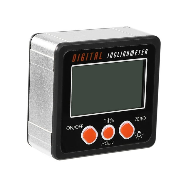 Temacd Precision Digital Protractor Gauge Level Angle Finder