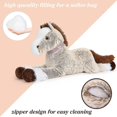 thumbnail image 4 of Cheval Géant en Peluche, Long Cheval Oreiller en Peluche-hhny-QIUPING, 4 of 4