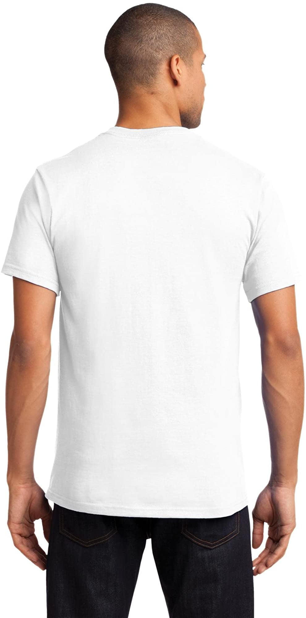 Tall Essential Pocket Tee. Pc61pt White 