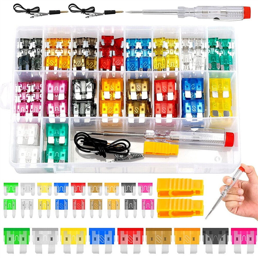 Comprehensive Car Fuses Assortment Kit 306Pcs For Convenient Replacement Fangkenuo