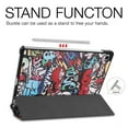 thumbnail image 2 of Dteck Case For Samsung Galaxy Tab S6 Lite 10.4" SM-P610 (2020 Released) 10.4 inch, Smart Patterned Leather Folio Case Shockproof Kickstand Automatic wake/sleep Cover ,Graffiti, 2 of 4