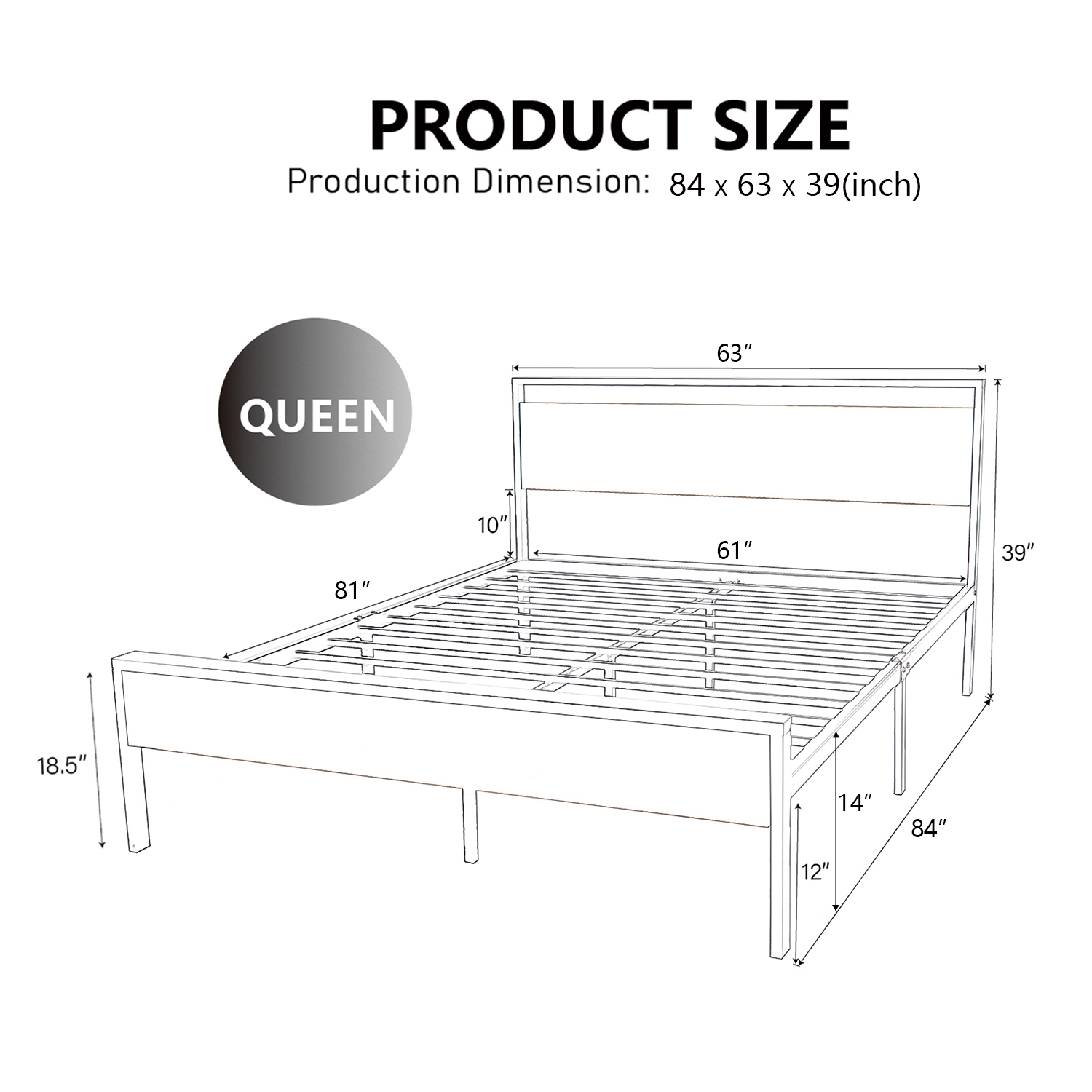 Malm Full Bed Frame Dimensions