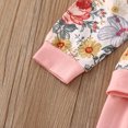 thumbnail image 4 of Vedolay Sets for Girls Toddler Girls Outfits 2 Piece Kids Clothes Ruffle Floral Top and Pant Sets with Pockets,Pink 3-4 Years, 4 of 5