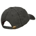 thumbnail image 4 of Ireland Flag with Shamrock Embroidered Washed Cap - Black OSFM, 4 of 5