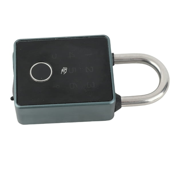 Cerradura de Candado Inteligente Con Huella Digital Con Tarjeta de 2 Llaves App Acceso A Llave A Prueba de Robo Cerradour Electón de Entrada Sin Llave A Prueba de Agua Para